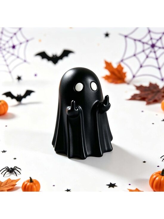 Other - 🎃Halloween Black Ghost Figurine Indoor Decor Ornaments, Spooky Ghost Tabletop